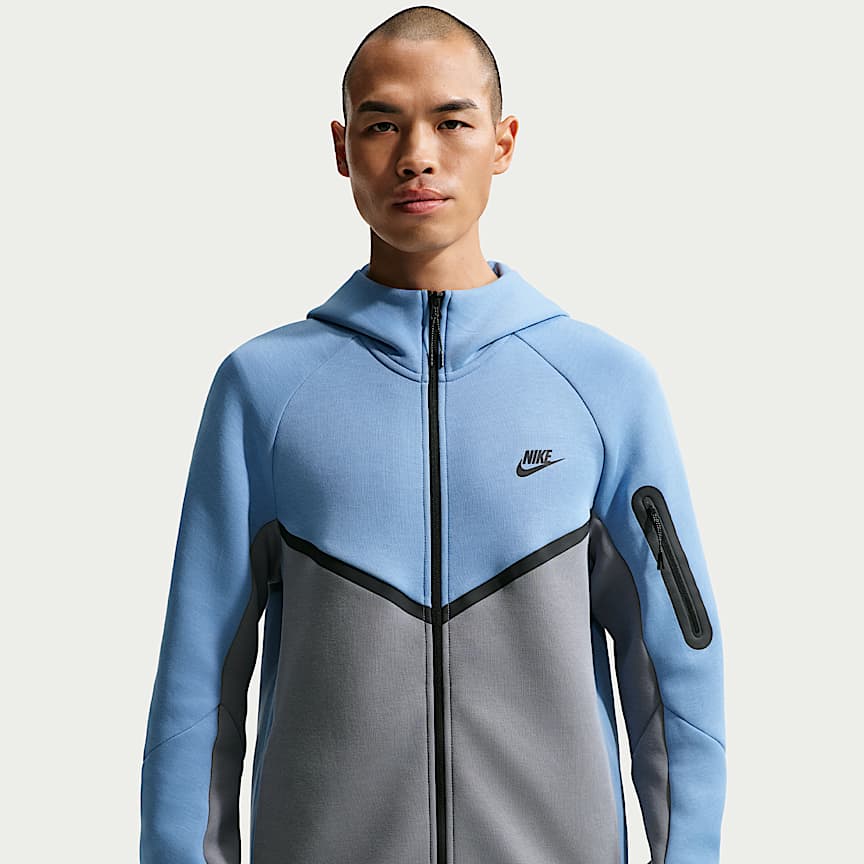 Nike Sportswear Tech Fleece Big Kids' Full-Zip Hoodie. Nike.com